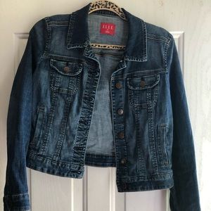 EUC medium wash denim jacket